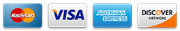 Accepted payment methods: Visa, Mastercard, Amex, Discover