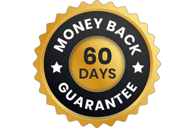 Lipo Flow 60-day money-back guarantee badge