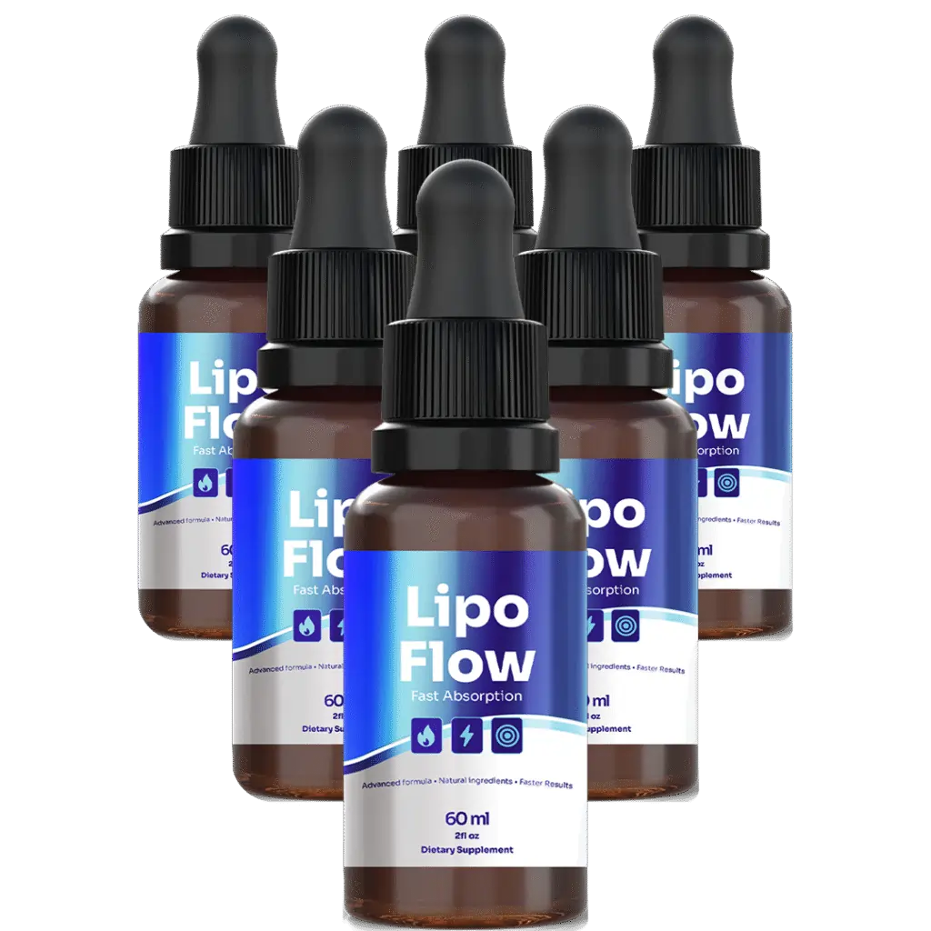 Six bottles of Lipo Flow supplement – best value pack