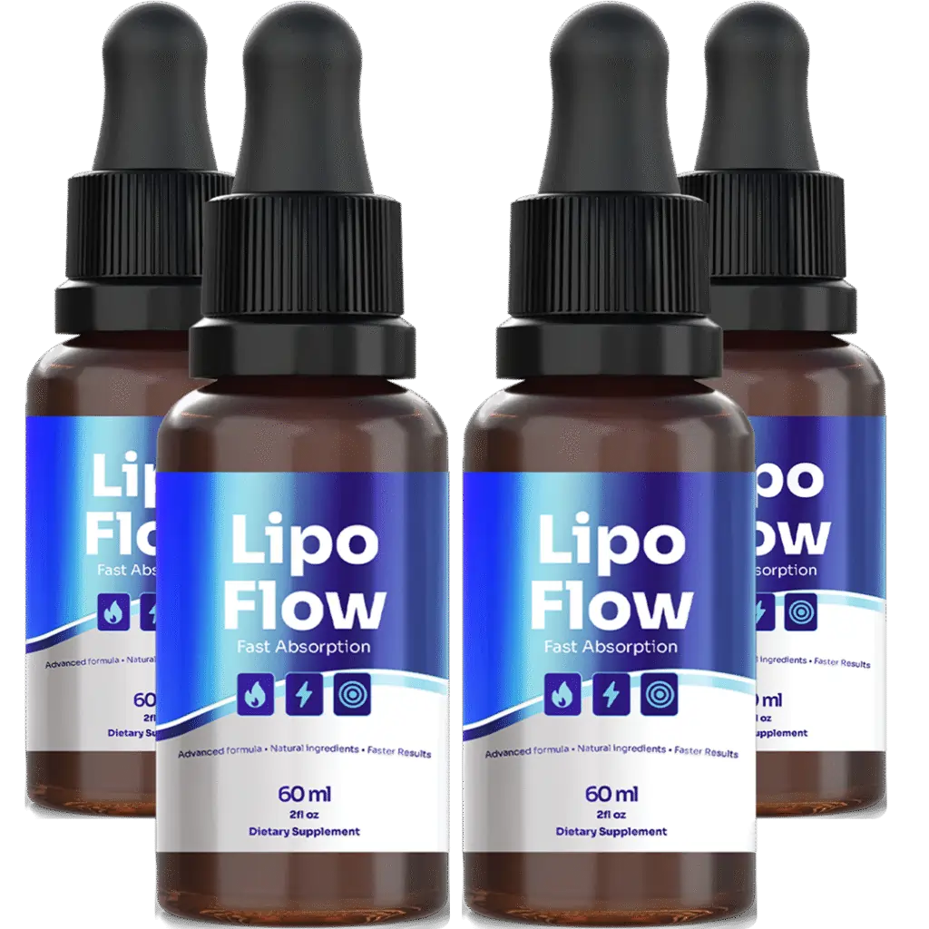 Four bottles of Lipo Flow supplement – most popular pack